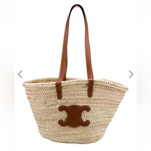 Celine Raffia Classic Panier Large
